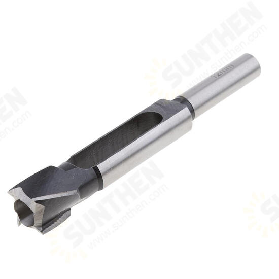 12mm Woodworking Drill Bit 13mm Shank Carbon Steel Tapered Snug Plug Cutter 12mm Woodworking Drill Bit 13mm Shank Carbon Steel Tapered Snug Plug Cutter