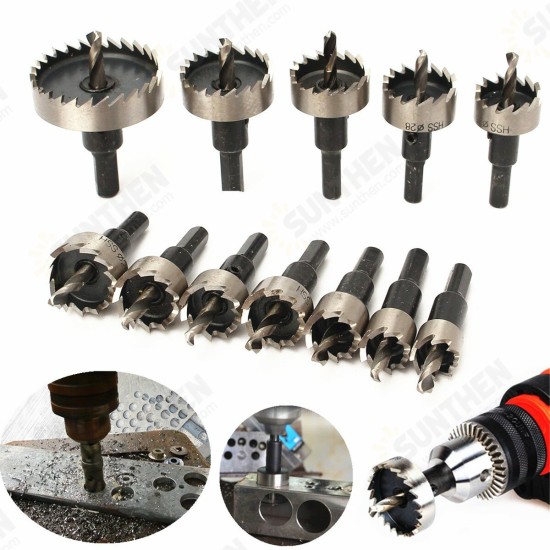 12pcs 15-50mm HSS Hole Saw Cutter HSS Drill Bits Set 12pcs 15-50mm HSS Hole Saw Cutter HSS Drill Bits Set