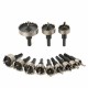 12pcs 15-50mm HSS Hole Saw Cutter HSS Drill Bits Set 12pcs 15-50mm HSS Hole Saw Cutter HSS Drill Bits Set