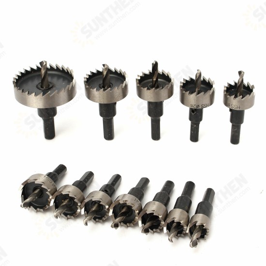 12pcs 15-50mm HSS Hole Saw Cutter HSS Drill Bits Set 12pcs 15-50mm HSS Hole Saw Cutter HSS Drill Bits Set