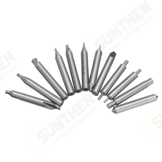 12pcs HSS Milling Cutter Drill Bit Set Locksmith Tools Vertical Spare Parts For Key Cutting Machine 12pcs HSS Milling Cutter Drill Bit Set Locksmith Tools Vertical Spare Parts For Key Cutting Machine