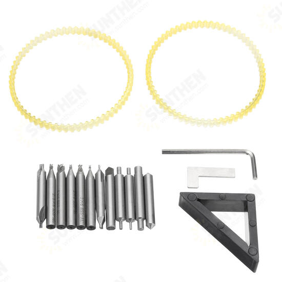 12pcs HSS Milling Cutter Drill Bit Set Locksmith Tools Vertical Spare Parts For Key Cutting Machine 12pcs HSS Milling Cutter Drill Bit Set Locksmith Tools Vertical Spare Parts For Key Cutting Machine