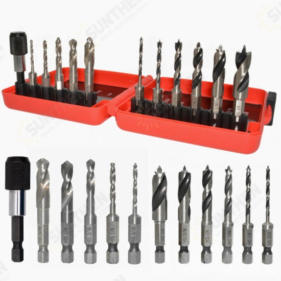 12pcs HSS Stubby Drill Bit Set for Metal Woodworking Drills Quick Change Hex Shank Twist Drill Bits 12pcs HSS Stubby Drill Bit Set for Metal Woodworking Drills Quick Change Hex Shank Twist Drill Bits