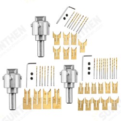 13/16/24Pcs Wooden Bead Maker Beads Drill Bit Milling Cutter Set Woodworking Tool Kit