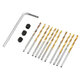 13/16/24Pcs Wooden Bead Maker Beads Drill Bit Milling Cutter Set Woodworking Tool Kit