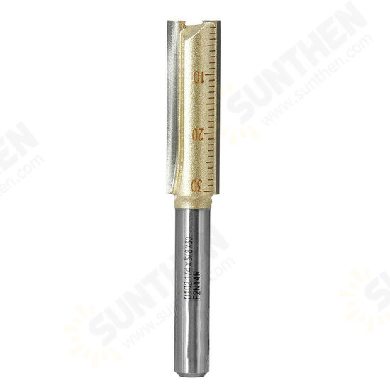 1/4 Inch Shank Double Flute Straight Router Bit Cutter CNC Carbide Wood Cutting Tool 1/4 Inch Shank Double Flute Straight Router Bit Cutter CNC Carbide Wood Cutting Tool