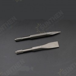 14 x 160/250/400/600mm Pointed/Flat Head Round Shank Drill Bit for Hammer Drill Machine Slot