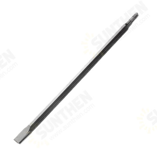 14 x 160/250/400/600mm Pointed/Flat Head Square Shank Drill Bit for Hammer Drill Machine Slot