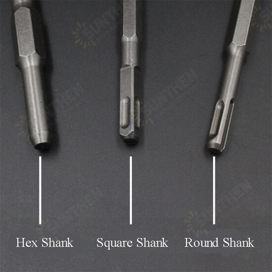 14 x 250mm U Shape Head Round Shank Drill Bit for Hammer Drill Machine Slot