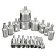 15Pcs 6-50mm Diamond Hole Saw Drill Bit Set 100 Grits Tile Ceramic Glass Marble Drill Bits