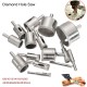 15Pcs 6-50mm Diamond Hole Saw Drill Bit Set 100 Grits Tile Ceramic Glass Marble Drill Bits 15Pcs 6-50mm Diamond Hole Saw Drill Bit Set 100 Grits Tile Ceramic Glass Marble Drill Bits