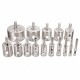 15Pcs 6-50mm Diamond Hole Saw Drill Bit Set 100 Grits Tile Ceramic Glass Marble Drill Bits