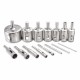 15pcs 3-45mm Diamond Coated Core Hole Saw Drill Bit for Marble Tile 15pcs 3-45mm Diamond Coated Core Hole Saw Drill Bit for Marble Tile
