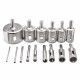 15pcs 3-45mm Diamond Coated Core Hole Saw Drill Bit for Marble Tile 15pcs 3-45mm Diamond Coated Core Hole Saw Drill Bit for Marble Tile