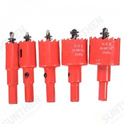 16-35mm HSS Drill Bit Hole Saw Cutter 16/20/25/30/35mm For Wood Working Metal Steel