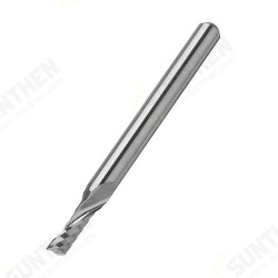 1/8 Inch Shank Single Flute Milling Cutter 1-3.17mm Tungsten Steel PCB Engraving Bit CNC Tool