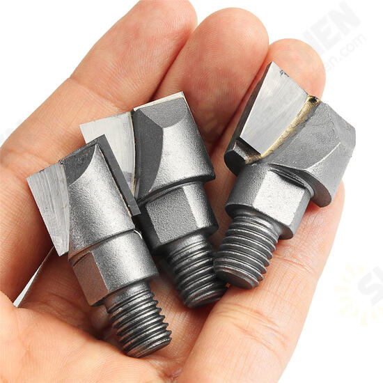 18/22/24mm High Speed Steel Router Bit 10mm Thread Wood Iron Key Hold Cutter