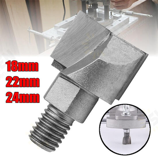 18/22/24mm High Speed Steel Router Bit 10mm Thread Wood Iron Key Hold Cutter 18/22/24mm High Speed Steel Router Bit 10mm Thread Wood Iron Key Hold Cutter
