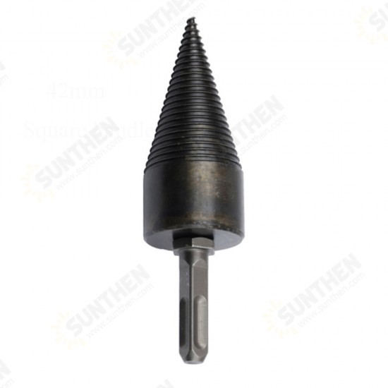1Pc 32/42mm HSS Round/Square/Hexagonal Shank Firewood Drill Bit Splitter Wood Split Cone Drill Bit For Tree Cutting 1Pc 32/42mm HSS Round/Square/Hexagonal Shank Firewood Drill Bit Splitter Wood Split Cone Drill Bit For Tree Cutting