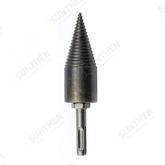 1Pc 32/42mm HSS Round/Square/Hexagonal Shank Firewood Drill Bit Splitter Wood Split Cone Drill Bit For Tree Cutting 1Pc 32/42mm HSS Round/Square/Hexagonal Shank Firewood Drill Bit Splitter Wood Split Cone Drill Bit For Tree Cutting