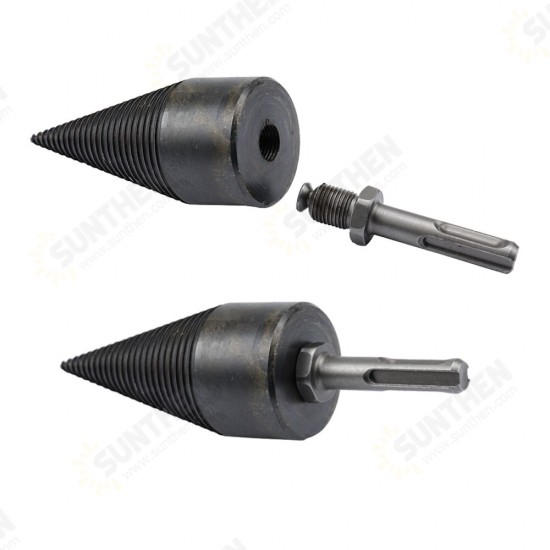 1Pc 32/42mm HSS Round/Square/Hexagonal Shank Firewood Drill Bit Splitter Wood Split Cone Drill Bit For Tree Cutting 1Pc 32/42mm HSS Round/Square/Hexagonal Shank Firewood Drill Bit Splitter Wood Split Cone Drill Bit For Tree Cutting