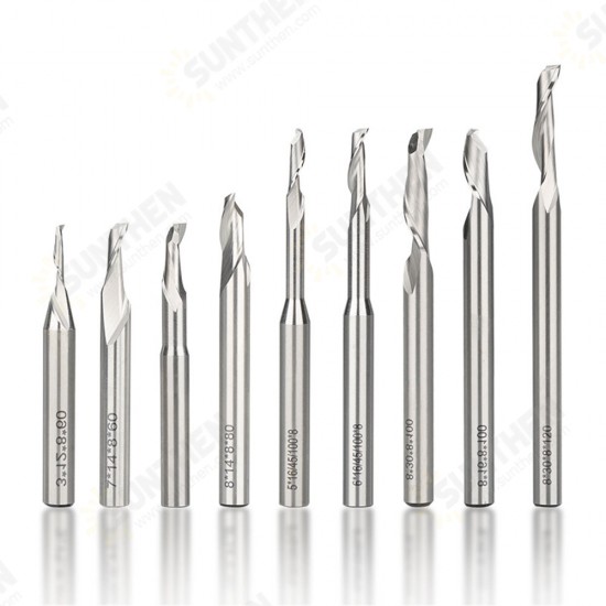 1pc 8mm Shank HSS End Mill Cutter CNC Straight Shank Milling Cutters Woodworking Tool End Mill Router Bit For Wood Cut 1pc 8mm Shank HSS End Mill Cutter CNC Straight Shank Milling Cutters Woodworking Tool End Mill Router Bit For Wood Cut
