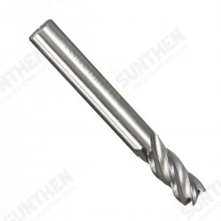 2-12mm HSS 4 Flute End Mill Cutter Straight Shank Milling Cutter Drill Bit CNC Tool