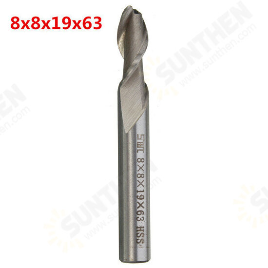 2 Flute HSS End Mill Cutter Dril Bit Engraving Bit CNC Straight Shank Router Bit 2 Flute HSS End Mill Cutter Dril Bit Engraving Bit CNC Straight Shank Router Bit
