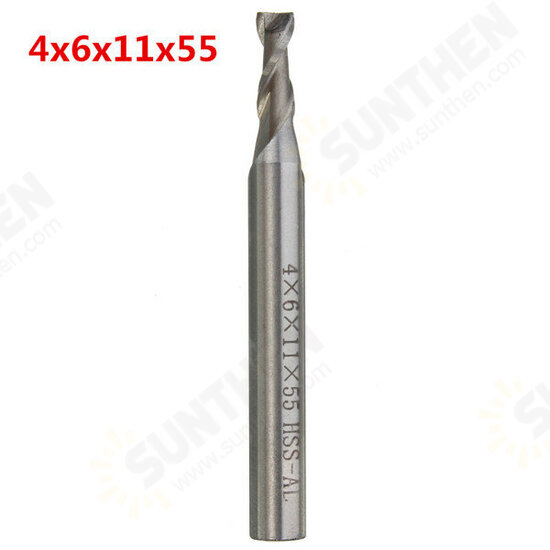 2 Flute HSS End Mill Cutter Dril Bit Engraving Bit CNC Straight Shank Router Bit 2 Flute HSS End Mill Cutter Dril Bit Engraving Bit CNC Straight Shank Router Bit