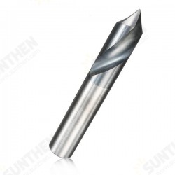 2 Flutes 90 Degree 10mm Carbide Chamfer Mill 62mm Length End Milling Cutter Bit 2 Flutes 90 Degree 10mm Carbide Chamfer Mill 62mm Length End Milling Cutter Bit