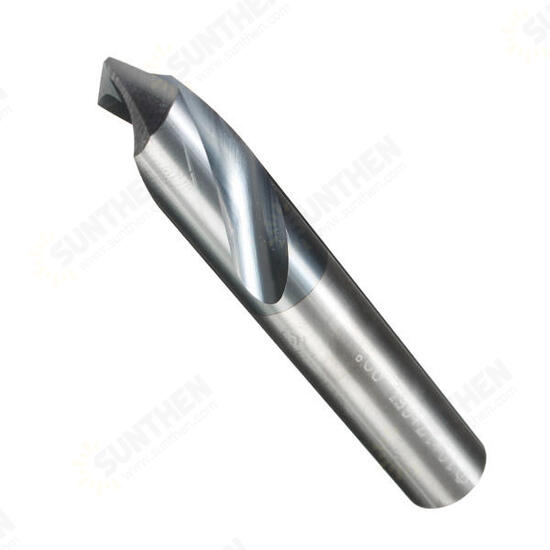 2 Flutes 90 Degree 10mm Carbide Chamfer Mill 62mm Length End Milling Cutter Bit