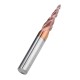 2 Flutes R0.25/ R0.5/ R0.75/ R1.0 *20.5*D4*50 Ball Nose End Mill HRC50 Taper Milling Cutter