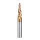 2 Flutes R0.25/ R0.5/ R0.75/ R1.0 *20.5*D4*50 Ball Nose End Mill HRC50 Taper Milling Cutter