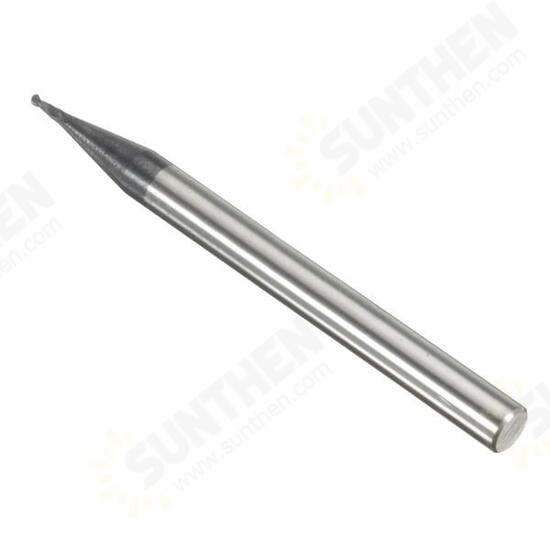 2 Flutes Radius 0.5mm Tungsten Steel Coated Ball Nose End Mill Cutter 2 Flutes Radius 0.5mm Tungsten Steel Coated Ball Nose End Mill Cutter