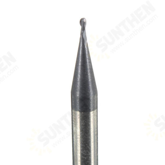 2 Flutes Radius 0.5mm Tungsten Steel Coated Ball Nose End Mill Cutter 2 Flutes Radius 0.5mm Tungsten Steel Coated Ball Nose End Mill Cutter
