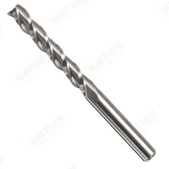 22x3.175mm 3 Flute End Mill Cutter Milling Cutter for Acrylic Wood 22x3.175mm 3 Flute End Mill Cutter Milling Cutter for Acrylic Wood