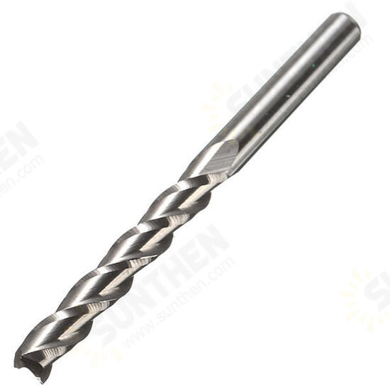 22x3.175mm 3 Flute End Mill Cutter Milling Cutter for Acrylic Wood 22x3.175mm 3 Flute End Mill Cutter Milling Cutter for Acrylic Wood