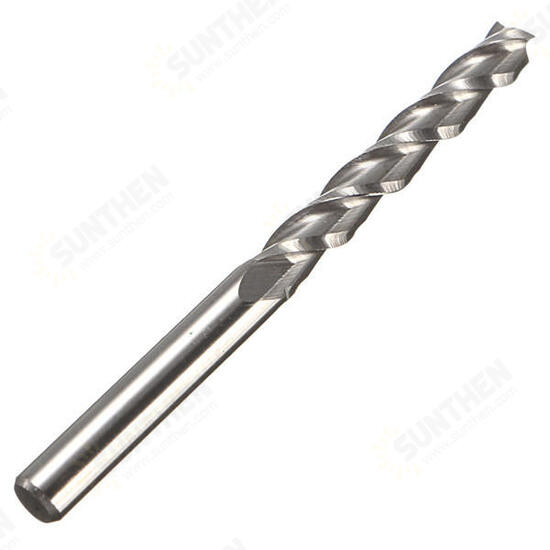 22x3.175mm 3 Flute End Mill Cutter Milling Cutter for Acrylic Wood 22x3.175mm 3 Flute End Mill Cutter Milling Cutter for Acrylic Wood