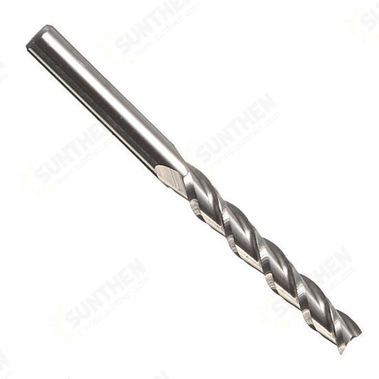 22x3.175mm 3 Flute End Mill Cutter Milling Cutter for Acrylic Wood 22x3.175mm 3 Flute End Mill Cutter Milling Cutter for Acrylic Wood