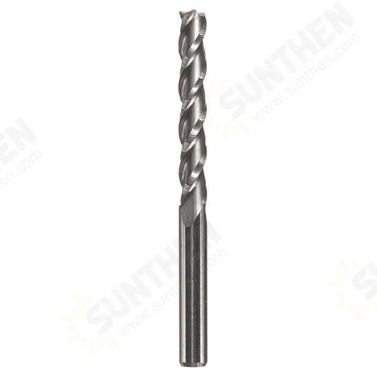 22x3.175mm 3 Flute End Mill Cutter Milling Cutter for Acrylic Wood 22x3.175mm 3 Flute End Mill Cutter Milling Cutter for Acrylic Wood