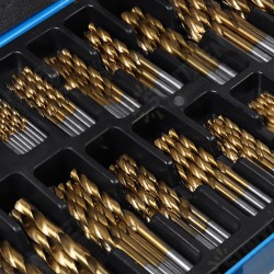 230Pcs 1mm-10mm HSS Engineering Presion Drill Bit Set Assorted Kit Metal Case 230Pcs 1mm-10mm HSS Engineering Presion Drill Bit Set Assorted Kit Metal Case