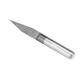 25 Degree 3.175mm Shank 0.1/0.2/0.3/0.4/0.5mm Flat Bottom PCB Engraving Bit CNC Tool