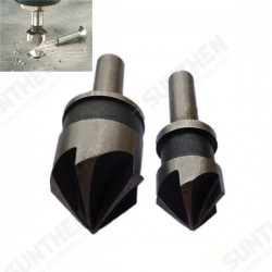 2pcs 5 Flute 82 Degree 1/4 Shank Countersink Drill Bit Set Chamfer Cutter 2pcs 5 Flute 82 Degree 1/4 Shank Countersink Drill Bit Set Chamfer Cutter