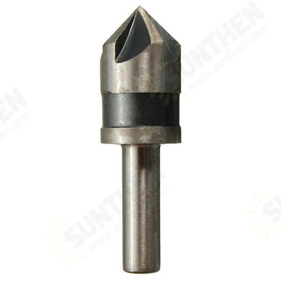2pcs 5 Flute 82 Degree 1/4 Shank Countersink Drill Bit Set Chamfer Cutter 2pcs 5 Flute 82 Degree 1/4 Shank Countersink Drill Bit Set Chamfer Cutter