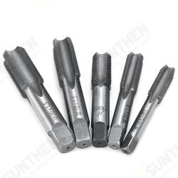 2pcs M12-M20 1.5mm Pitch High Speed HSS Right Hand Straight Fine Screw Tap Metric Tool