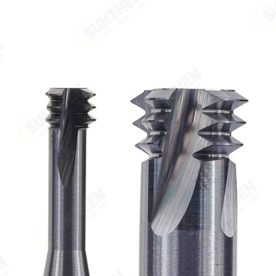 3 Flute Thread Milling Cutter 60 Degree Metric Carbide End Mill CNC Router Bit 3 Flute Thread Milling Cutter 60 Degree Metric Carbide End Mill CNC Router Bit
