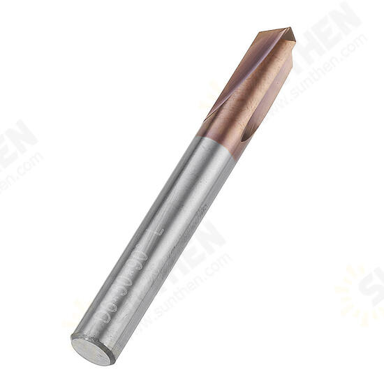 3 Flutes 60 Degree Chamfering Mill AlTiN Coated HRC55 2/3/4/5/6/7/8mm Tungsten Steel Milling Cutter