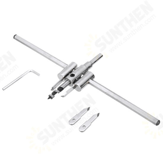 30-300mm Durable Adjustable Wood Circle Cutter Hole Saw Drill Bit DIY Power Tool 30-300mm Durable Adjustable Wood Circle Cutter Hole Saw Drill Bit DIY Power Tool