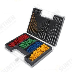 300pcs 2-10mm HSS Twist Drill Bit Set Metric Wall Plugs Impact Wood Working Tool With Case 300pcs 2-10mm HSS Twist Drill Bit Set Metric Wall Plugs Impact Wood Working Tool With Case