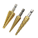 3/16-1/2 1/4-3/4 1/8-1/2 Inch Step Drill Bit Inch Type 1/4 Inch Shank Step Drill 3/16-1/2 1/4-3/4 1/8-1/2 Inch Step Drill Bit Inch Type 1/4 Inch Shank Step Drill